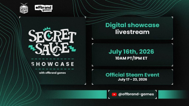 Το Secret Sauce Showcase θα επιστρέψει αυτόν τον Ιούλιο, πάνω από 70 indie παιχνίδια θα παρουσιαστούν