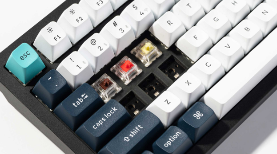 Keychron Q3 Max QMK / VIA ασύρματο προσαρμοσμένο πληκτρολόγιο (Gateron Jupiter Banana)
