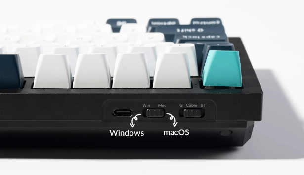 Keychron Q3 Max QMK / VIA ασύρματο προσαρμοσμένο πληκτρολόγιο (Gateron Jupiter Banana)