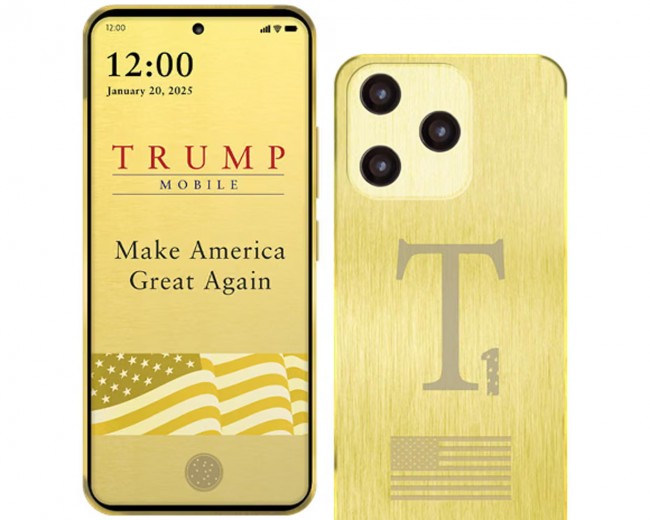 Η Trump Mobile καθυστερεί την κυκλοφορία του χρυσού smartphone "Made-in-USA" αξίας 499 δολαρίων