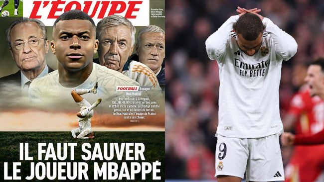 "Saving player Mbappé": Η L'Equipe παίζει με την κρίση του παίκτη της Ρεάλ Μαδρίτης στο εξώφυλλο