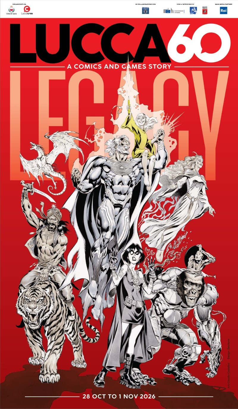Η Lucca Comics & Games γιορτάζει την 60ή επέτειό της με στοιβαγμένα βιντεοπαιχνίδια και σειρά κόμικς