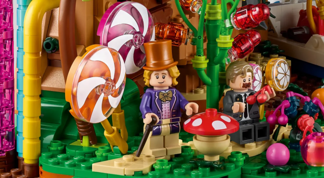Η Lego αποκαλύπτει το εργοστάσιο σοκολάτας του Willy Wonka