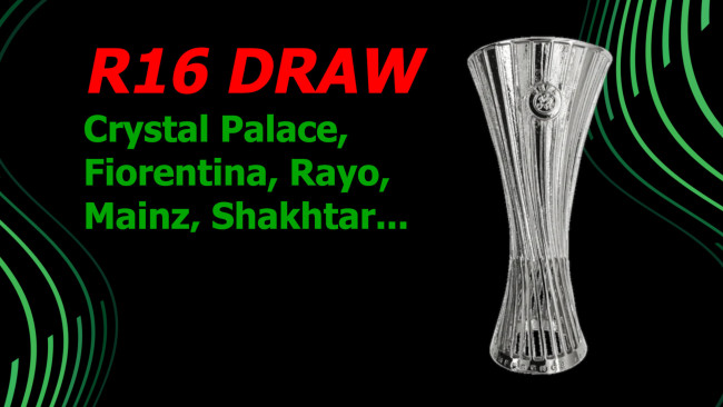 Κλήρωση UEFA Conference League: ανακοινώθηκαν οι αντίπαλοι για τη φάση των 16, πλήρης παρένθεση