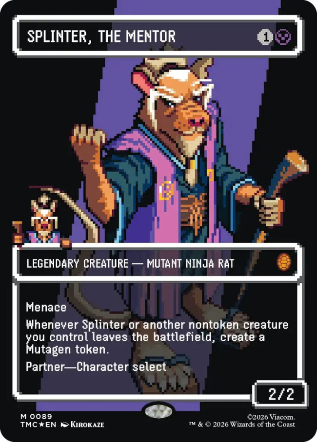 Η συλλογή Teenage Mutant Ninja Turtles του Magic: The Gathering περιλαμβάνει κάρτες εμπνευσμένες από τα παιχνίδια