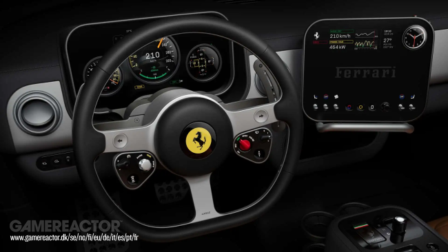 Η Ferrari αποκαλύπτει το εσωτερικό στο πρώτο της EV