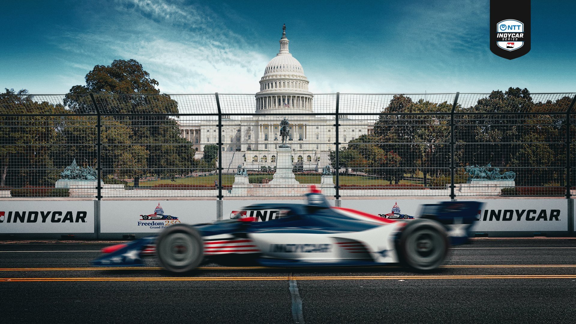 Ο ιστορικός αγώνας IndyCar πραγματοποιήθηκε στο κέντρο της Ουάσιγκτον για την 250η επέτειο των Ηνωμένων Πολιτειών