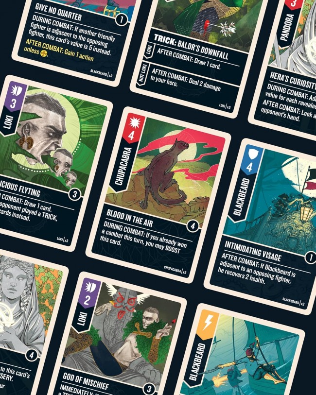 Παίξαμε επιτραπέζια παιχνίδια με πειρατές, θεούς και τέρατα στο Unmatched: Battle of Legends - Volume Three