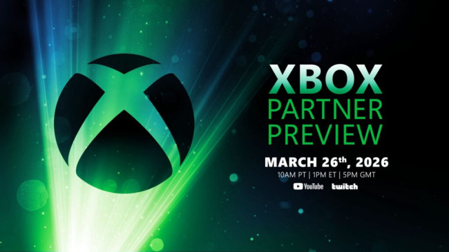 Μια εκπομπή Xbox Partner Preview θα πραγματοποιηθεί στις 26 Μαρτίου