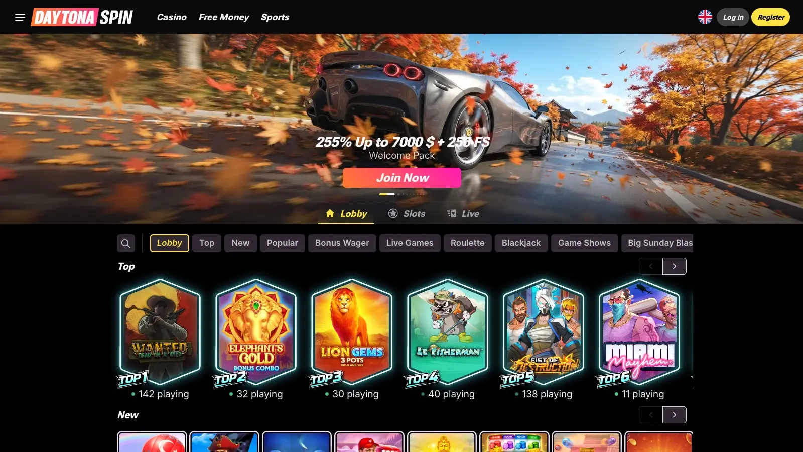 DayTona Spin screenshot